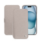 Funda de piel Apple iPhone 15 - Taupe innocent ( Pantone #d6d2c4 ) 