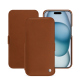 Capa em pele Apple iPhone 15 - Marron Veggie ( Pantone #95614d ) 