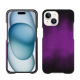 レザーケース Apple iPhone 15 - Violet Patine