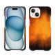Funda de piel Apple iPhone 15 - Fauve Patine