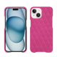 Custodia in pelle Apple iPhone 15 - Rose BB - Couture ( Pantone #DB599F )