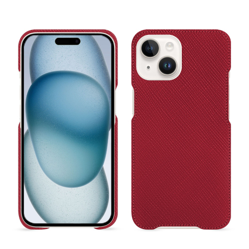 Capa premium para iPhone 15 | Elegância e durabilidadeRouge passion ( Pantone #a6192e ) 