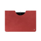 Google Pixel Tablet leather pouch - Cerise vintage ( Pantone #a6302e ) 