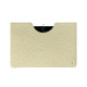 Google Pixel Tablet leather pouch - Ivoire ( Pantone #d6d6c6 ) 