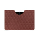 Google Pixel Tablet leather pouch - Passion vintage - Couture ( Pantone #591d16 ) 