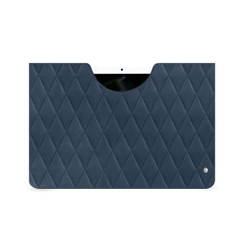 Bolsa de couro personalizável para Google Pixel TabletJean vintage - Couture ( Pantone #2f414f  ) 