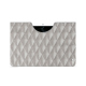 Pochette cuir Google Pixel Tablet - Platinium - Couture ( Pantone 877C ) 