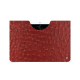 Pochette cuir Google Pixel Tablet - Autruche ciliegia ( Pantone #a4343a ) 