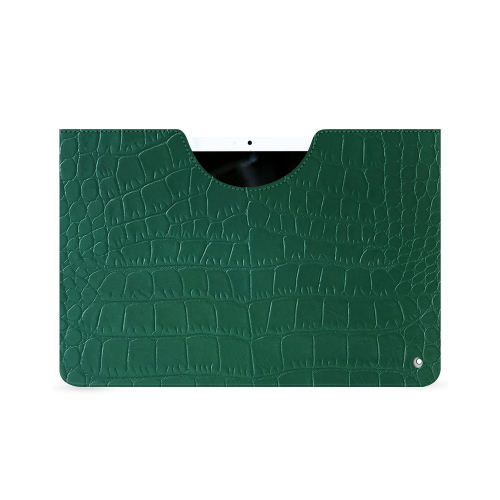 Funda de cuero personalizable para el Google Pixel TabletCrocodile pino ( Pantone #173F35 ) 