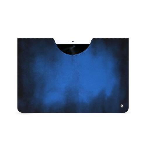 Pochette en cuir personnalisable pour Google Pixel TabletBleu Patine