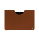 Google Pixel Tablet leather pouch - Marron Veggie ( Pantone #95614d ) 