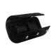 Case for 2 watches - Crocodile nero ( Noir / Black) 