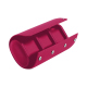 Estuche para 3 relojes - Rose fluo ( Pantone #ff16b4 ) 