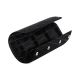 Estuche para 3 relojes - Crocodile nero ( Noir / Black) 