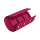 Case for 3 watches - Rose fluo - Couture ( Pantone #ff16b4 ) 