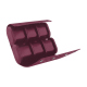 Case for 6 watches - Prune vintage - Couture ( Pantone #612434 ) 