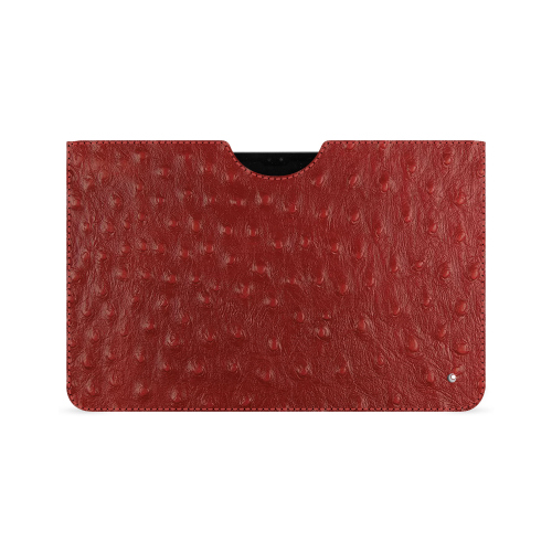 Elegant Samsung Galaxy Tab S9 Ultra CaseAutruche ciliegia ( Pantone #a4343a ) 