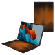 Housse cuir Samsung Galaxy Tab S9 Ultra - Marron Patine
