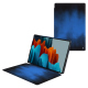 Housse cuir Samsung Galaxy Tab S9 Ultra - Bleu Patine
