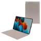 Capa em pele Samsung Galaxy Tab S9 Ultra - Taupe innocent ( Pantone #d6d2c4 ) 