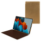 Custodia in pelle Samsung Galaxy Tab S9 Ultra - Sable vintage ( Pantone #9b7340 ) 