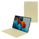Capa em pele Samsung Galaxy Tab S9 Ultra - Beige - Couture ( Nappa - Pantone #ceb888 ) 