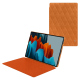 Custodia in pelle Samsung Galaxy Tab S9 Ultra - Mandarine vintage - Couture ( Pantone #d47231 ) 