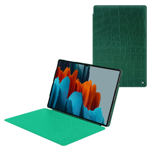 Galaxy Tab S9 Ultra - The ideal protective coverCrocodile pino ( Pantone #173F35 ) 