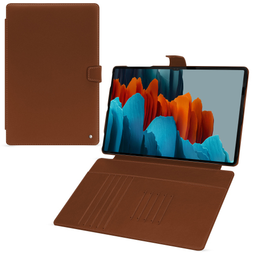 Funda protectora de lujo Samsung Galaxy Tab S9 UltraMarron ( Nappa - Pantone #8B4720 ) 