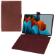 Samsung Galaxy Tab S9 Ultra leather case - Passion vintage ( Pantone #591d16 ) 