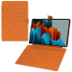 Funda de piel Samsung Galaxy Tab S9 Ultra - Orange - Couture ( Nappa - Pantone #ff9351 ) 