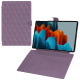 Lederschutzhülle Samsung Galaxy Tab S9 Ultra - Lilas - Couture ( Nappa - Pantone #b9a3e3 ) 