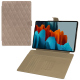 Lederschutzhülle Samsung Galaxy Tab S9 Ultra - Taupe vintage - Couture ( Pantone #591d16 ) 