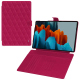 Funda de piel Samsung Galaxy Tab S9 Ultra - Rose fluo - Couture ( Pantone #ff16b4 ) 