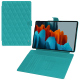 Custodia in pelle Samsung Galaxy Tab S9 Ultra - Bleu fluo - Couture
