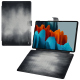 Housse cuir Samsung Galaxy Tab S9 Ultra - Gris Patine