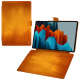 Samsung Galaxy Tab S9 Ultra leather case - Orange Patine