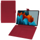 Housse cuir Samsung Galaxy Tab S9 Ultra - Rouge passion ( Pantone #a6192e ) 