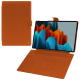 Lederschutzhülle Samsung Galaxy Tab S9 Ultra - Orange vibrant ( Pantone #e36b39 ) 