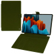 Funda de piel Samsung Galaxy Tab S9 Ultra - Vert Veggie ( Pantone #68724d ) 