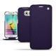 Housse cuir Samsung Galaxy S6 Edge - Cobalt ( Pantone 2766C ) 