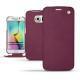Custodia in pelle Samsung Galaxy S6 Edge - Prune vintage ( Pantone 512C ) 