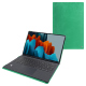Funda de piel Samsung Galaxy Tab S9 Ultra + Book Cover Keyboard - Menthe vintage ( Pantone #37b375 ) 