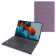 Funda de piel Samsung Galaxy Tab S9 Ultra + Book Cover Keyboard - Lilas - Couture ( Nappa - Pantone #b9a3e3 ) 