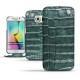 Custodia in pelle Samsung Galaxy S6 Edge - Crocodile pino