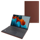 Housse cuir Samsung Galaxy Tab S9 Ultra + Book Cover Keyboard - Marron délicat ( Pantone #95614d) 