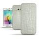 Funda de piel Samsung SM-G920A Galaxy S6 - Crocodile milk