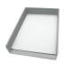 Leather A4 paper tray - Single tier - Gris ( Nappa - Pantone #c1c6c8 ) 