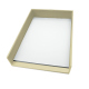 Leather A4 paper tray - Single tier - Beige PU ( Pantone #ceb888 ) 