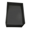 Leather A4 paper tray - Triple tiered
